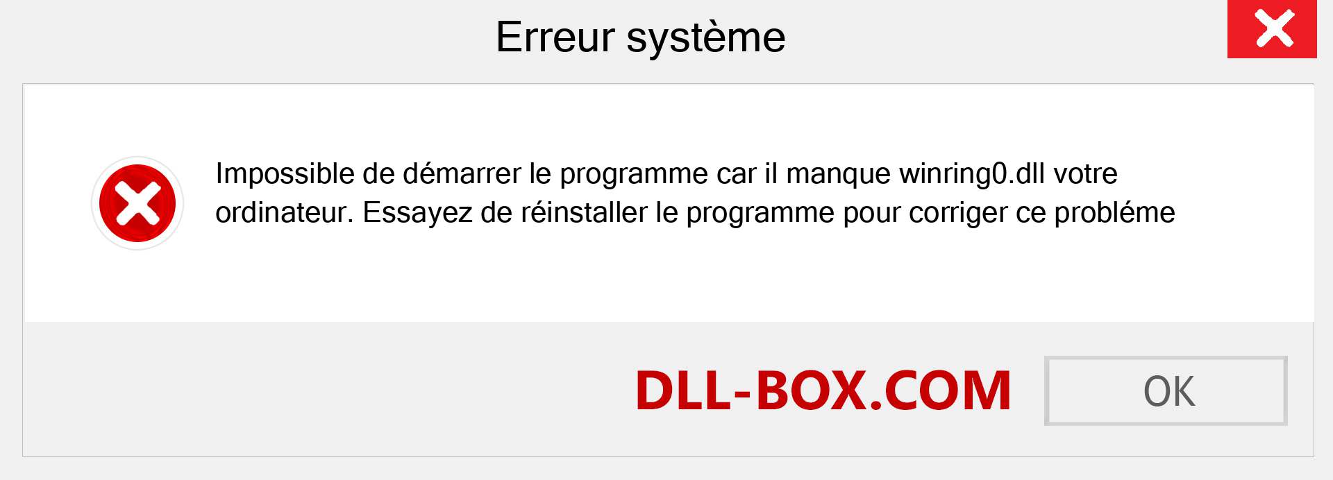 Le fichier winring0.dll est manquant ?. Télécharger pour Windows 7, 8, 10 - Correction de l'erreur manquante winring0 dll sur Windows, photos, images